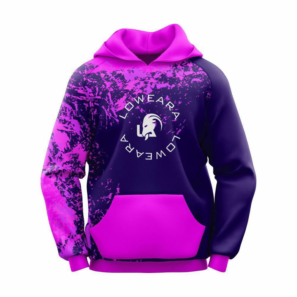 Unisex Printed Fleece Hoodie