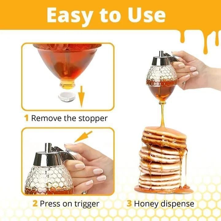 Honey, Syrup Glass Jar